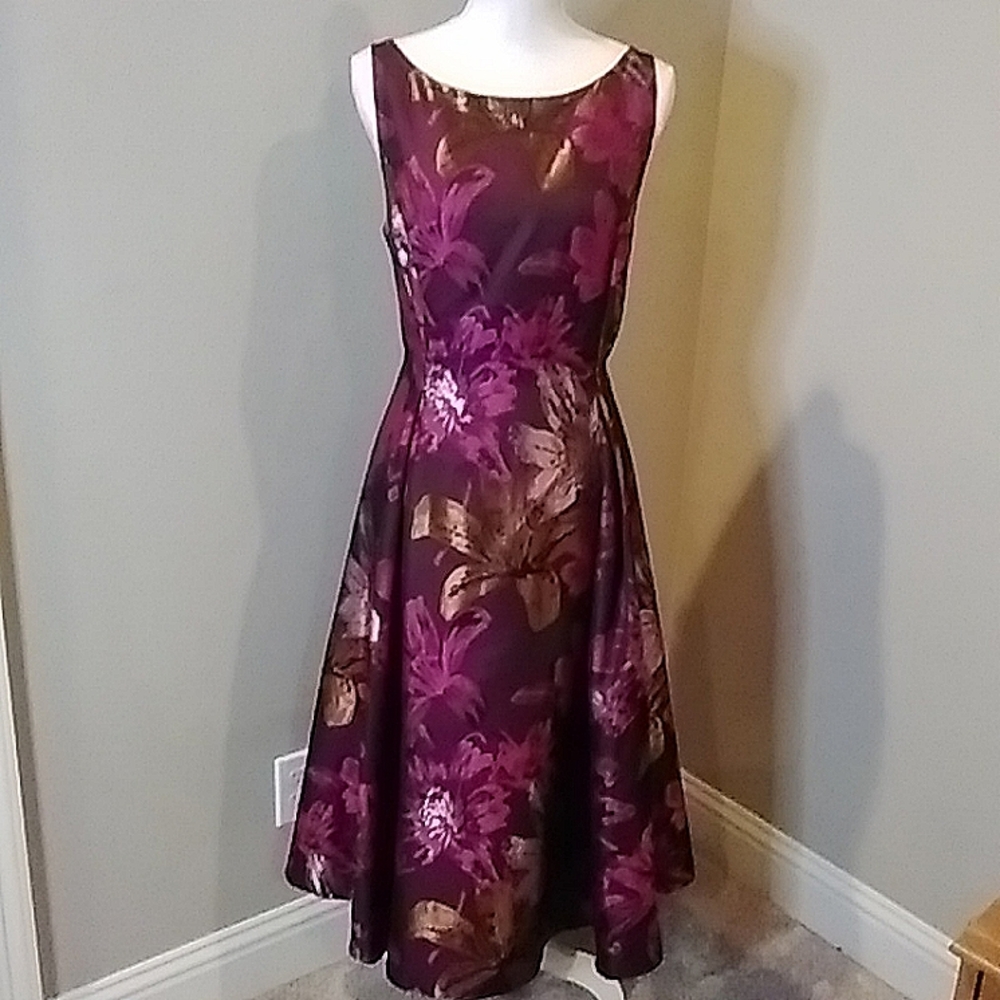 Adrianna Papel Fit and Flare Dress